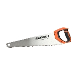 Ножовка Patriot WSP-450L, по дереву, 7 TPI крупный зуб, 3-х сторонняя заточка, 450мм, фото 1