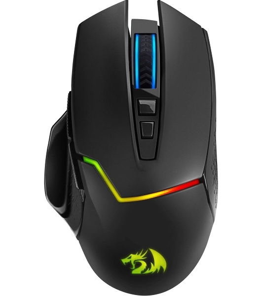 Мышь беспроводная Redragon Mirage Pro черный, 8000 dpi, радиоканал, USB, кнопки - 9