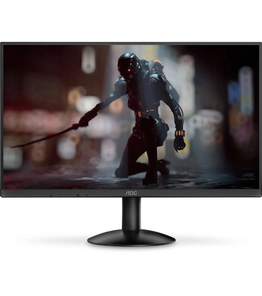 Монитор 23.8' AOC Value Line 24B30HM2 VA 1920x1080, 100 Гц, 4 мс, 16:9, 250 кд/м², HDMI 1.4, VGA, Adaptive-Sync, черный