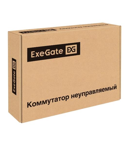 Коммутатор ExeGate EDGS-1024D, 24×1 Гбит/с, неуправляемый