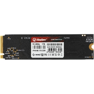 Накопитель SSD KingSpec NE-1Tb, 1Tb, PCIe 3.0 x4, M.2 2280, NVMe, R/W 2400/1900