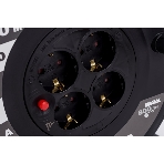 Удлинитель на катушке 4х30 м 2P+PE 16А УК30 с термозащ. 3х1.5 кв.мм GENERICA IEK WKP20-16-04-30-G, фото2