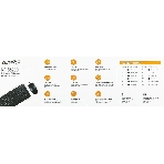 Комплект клавиатура+мышь A4Tech KR-8520D проводной, USB, 1200 DPI, чёрный, фото4