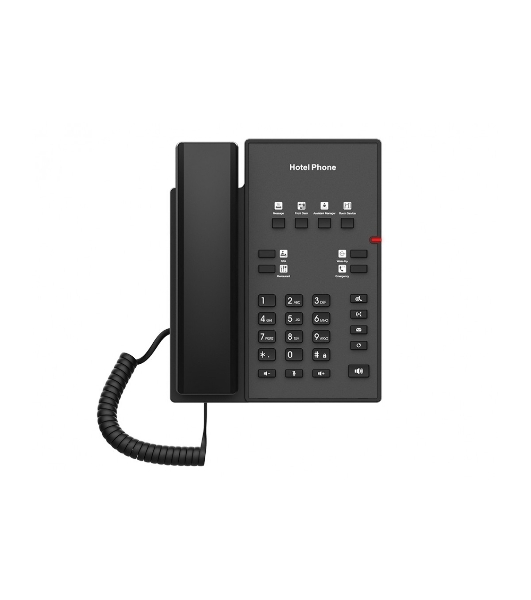 Телефон IP Fanvil H1 черный (H1 HOTEL PHONE) (упак.:1шт)