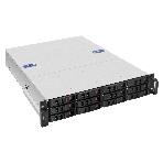 Серверный корпус ExeGate Pro 2U550-HS12 (RM 19', высота 2U, глубина 550, БП 1U-500ADS,12xHotSwap, USB), фото 1