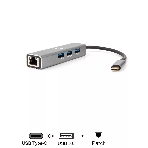 USB-концентратор VCOM DH311A USB Type-C, RJ-45/USB 3.0, USB, фото2