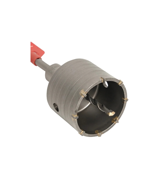 Коронка буровая по бетону с оснасткой TCT-72 М22 SDS-plus Master EKF tct-72-m22