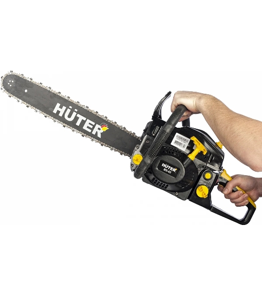Бензопила Huter BS-52 70/6/32.4 квт, 52 см3, бак 0,55 л, антивиб. система, шина 50 см/20', 7,5 кг