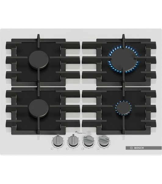 Газовая варочная панель Bosch PPP6A2I40R белый