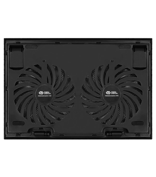 Подставка для ноутбука Digma D-NCP170-2 17'390x270x27мм 2xUSB 2x 150ммFAN 600г черный