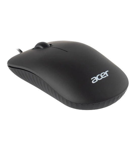 Мышь проводная Acer OMW122 черный, 1200 dpi, USB, кнопки - 3