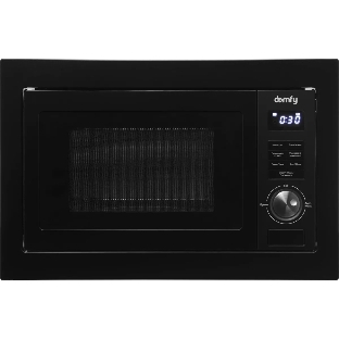 Встраиваемая микроволновая печь Domfy DM2540BW BG черный, 25 л, 900 Вт, переключатели - поворотный механизм/кнопки