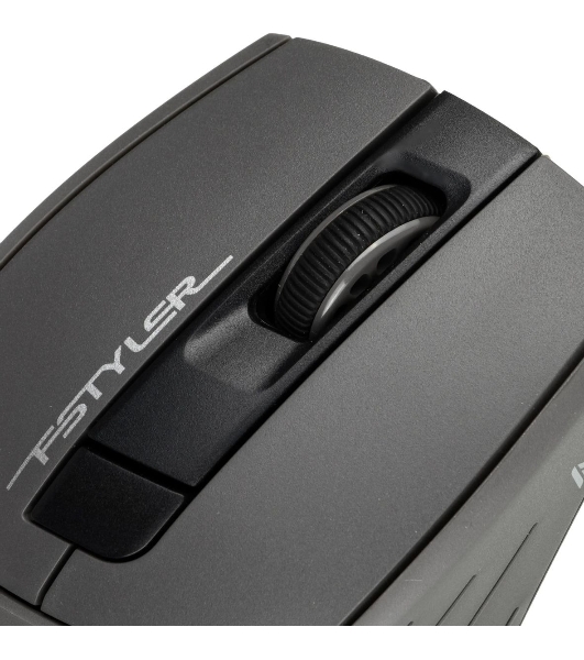Мышь беспроводная A4Tech Fstyler FG30S серый, 2000 dpi, радиоканал, USB, кнопки - 6