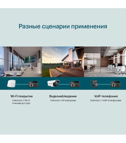 Адаптер инжектор TP-Link SMB TL-PoE150S PoE