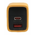 Сетевое зарядное устройство с дисплеем Cablexpert MP3A-PC-53, 35Вт GaN, QC3.0/PD3.0, 1хUSB, 1хType-C, желтый, коробка, фото3