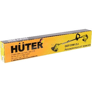 Триммер аккамуляторный Huter GET-20M-Li, 20 В, 2 Ач