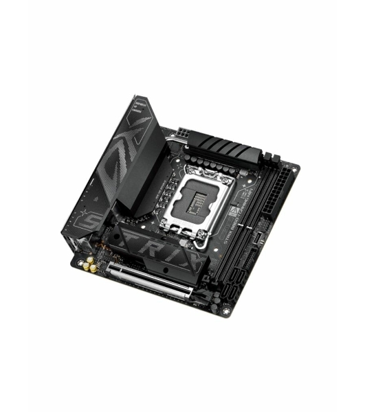 Материнская плата ASUS ROG STRIX B860-I GAMING WIFI, LGA1851, Intel B860, 2xDDR5, 4xSATA, 2xM.2, 1xPCIe 5.0 x16, 1xDP, 1xHDMI, 1xThunderbolt 4, 1x2.5Gb LAN, Wi-Fi 7, 2xUSB 2.0, 3xUSB 3.2 Gen 1, 1xUSB 3.2 Gen 2, 1xUSB 3.2 Gen 2x2, 1xUSB-C, 1xS/PDIF, 2x3.5 мм, 7.1, Mini-ITX