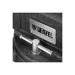 Тиски слесарные Denzel BVH-200, 200 мм, поворотные, стальная направляющая, с наковальней, фото6