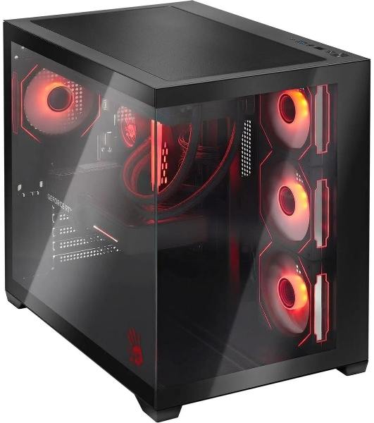 Компьютер Bloody BD-PC RAB84V2 TWR Ryzen 7 7700 (3.8) 32Gb SSD 1Tb RTX 5060TI 8Gb Win 11H 64 2.5xGbitEth 650W черный (RUS) (2142127)