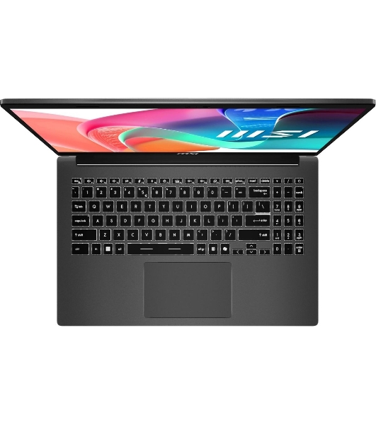 Ноутбук MSI Modern 15 F1MG-1099RU/15.6'/IPS/Intel Core 7 150U/16Gb/512Gb SSD/Intel Graphics/Windows 11 Pro/серый/1.7kg