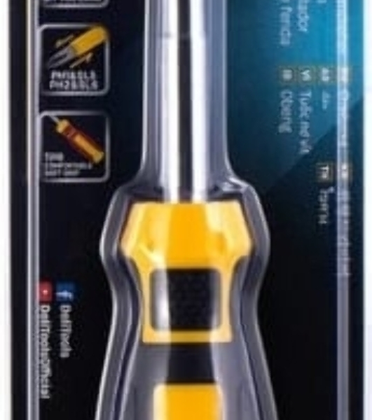 Многофункциональная отвертка 6-в-1 Deli DL260206 В комплекте биты SL5, SL6, PH1, PH2