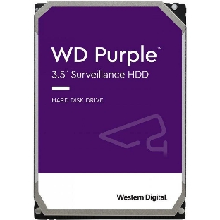 Жесткий диск HDD Western Digital 8Tb 7200rpm SATA-III 256Mb 3.5' Surveillance Purple Pro