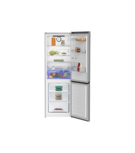 Холодильник Beko B3RCNK362HX нержавеющая сталь двухкамерный 220/100л морозилка снизу Total No Frost