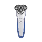 Электробритва Centek CT-2152 (сер/бел/син) 5 ВТ, 3 плав. головки, аккумулятор+работа от сети, фото 1