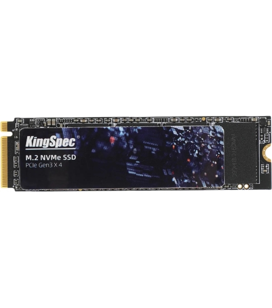 Накопитель SSD KingSpec NE-1Tb, 1Tb, PCIe 3.0 x4, M.2 2280, NVMe, R/W 2400/1900