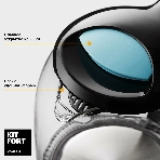 Чайник электрический Kitfort КТ-625-1 1.7л. 2200Вт черный/голубой (корпус: стекло), фото6