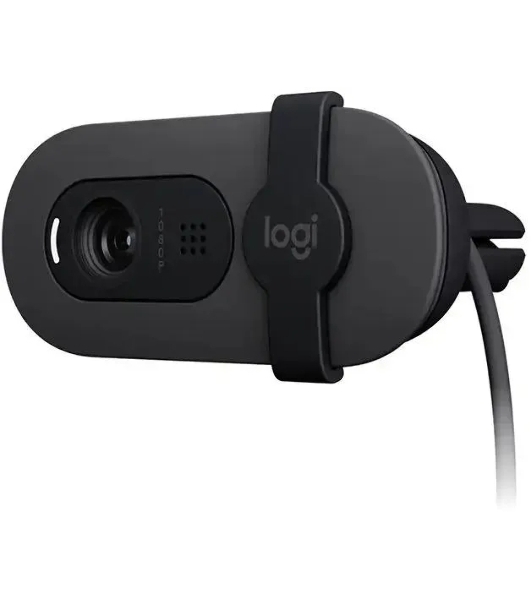 Веб-камера Logitech Webcam Brio 100, 1920x1080, GRAPHITE, защитная шторка