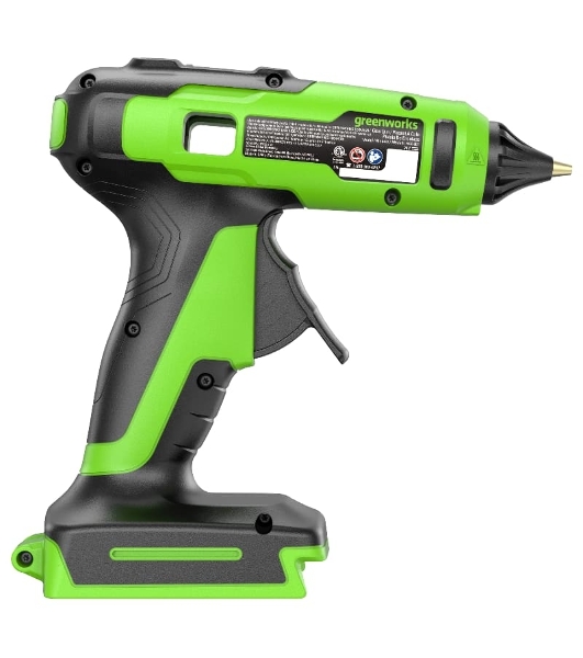 Пистолет клеевой аккумуляторный GreenWorks G24GLG, 24V, 11 мм, без АКБ и ЗУ (3502207)