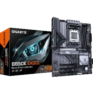 Материнская плата Gigabyte B650E EAGLE, AM5, AMD B650E, 4xDDR5, 4xSATA, 3xM.2, 1xPCIe 5.0 x16, 1xPCIe 4.0 x16, 2xPCIe 3.0 x16, 1xHDMI, 1xDP, 1x2.5Gb LAN, 1xUSB-C 5Gbps, 2xUSB-A 10Gbps, 2xUSB-A 5Gbps, 4xUSB-A 2.0, 1xPS/2, 3x3.5 мм, 7.1, ATX