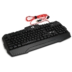 Комплект клавиатура+мышь Qumo Wartime проводной, USB, 3200 DPI, чёрный, фото3