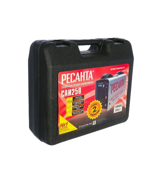 Сварочный аппарат инверторный в кейсе Ресанта САИ 250 65/23