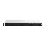 Сетевое хранилище SMB QNAP TS-464eU-8G NAS 4 HDD trays, rackmount 1U, 1 PSU. 4-core Intel Celeron N5105/N5095 2.0-2.9 GHz, 8 Gb RAM, 2x2.5GbE, 2xUSB 3.2 Gen 2 (10Gbps), 2xUSB 2.0, 1xHDMI, 2xM.2 PCIe Gen 3 x1 slots, W/o rail kit RAIL-B02, фото 1