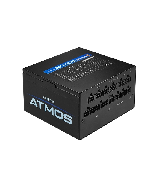 Блок питания, Chieftec, Atmos CPX-750FC, 750Вт, 80 PLUS GOLD, 120мм, черный