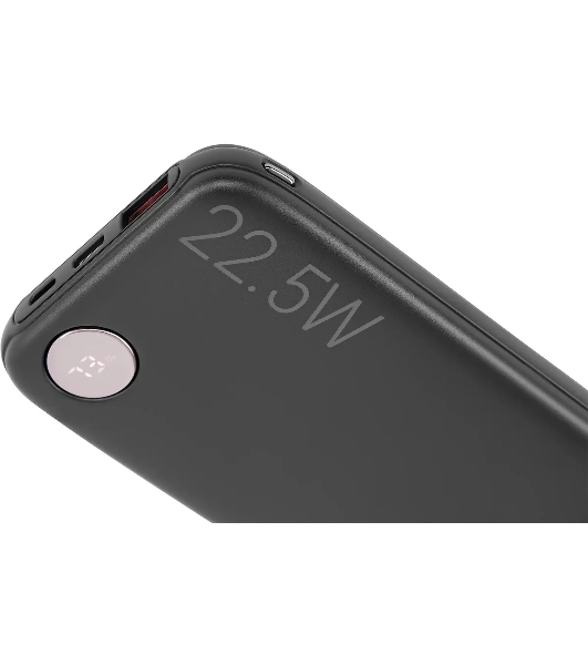Портативный аккумулятор Digma DGPF10B 10000mAh QC3.0/PD3.0 22.5W 3A USB-A/USB-C черный