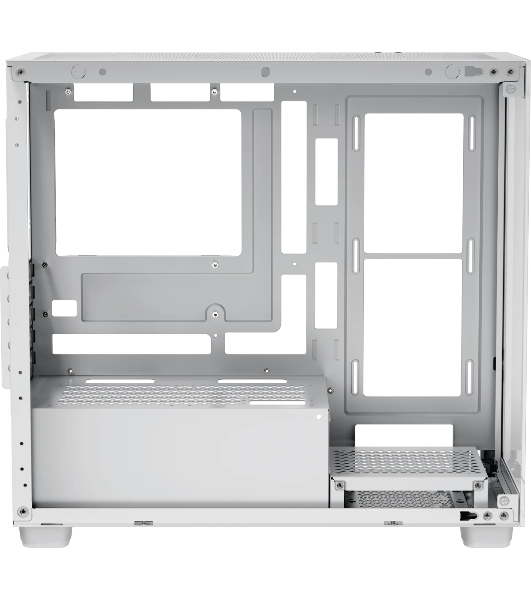 Компьютерный корпус Case Ocypus Gamma C52 WH mATX / win / white / no PSU / Tempered Glass