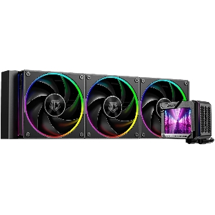 Система водяного охлаждения ID-Cooling DL360 Max ARGB Soc-AM5/AM4/1200/1700/1851 черный 4-pin 14-31.2dB Al LCD 350W Ret