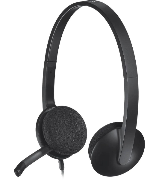 Гарнитура Logitech H340 чёрный, проводная, USB