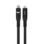 Дата-кабель MORE CHOICE (4620202554567) K83ia USB 3.0A PD 27W для Lightning ng 8-pin Type-C - 1м, черный, фото3