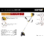 Триммер бензиновый Huter GGT-1500T, 2 л.с., фото18