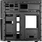 Компьютерный корпус Aerocool/Formula Cs-105 Blue (mATX, без БП, 1x USB3.0, 1x USB2.0, 1x 12cm blue LED front fan), фото3