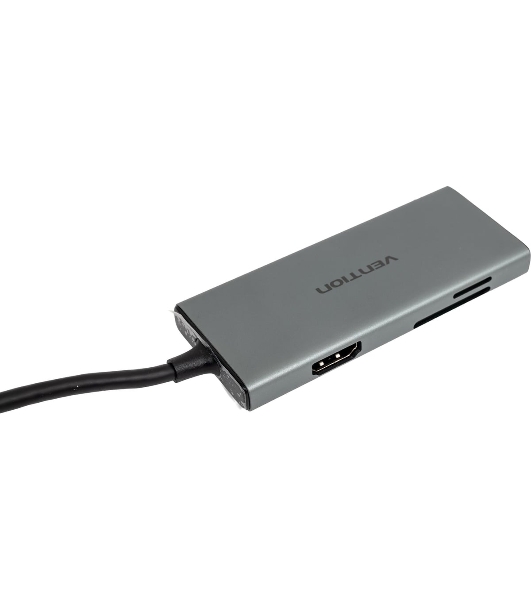 USB-концентратор Vention TOOHB, USB Type-C, USB/HDMI/SD/XD/CF/MS/TF,USB Type-C