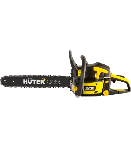 Бензопила Huter BS-52 70/6/32.4 квт, 52 см3, бак 0,55 л, антивиб. система, шина 50 см/20', 7,5 кг