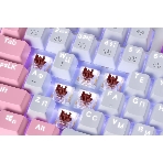 Клавиатура Defender REDRAGON HADES проводная USB бело-розовая, фото3