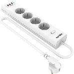 Сетевой фильтр Philips CHP4346WC/51, 5м, 4 розетки, белый, фото 1