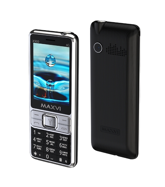 Мобильный телефон Maxvi X900 4G черный