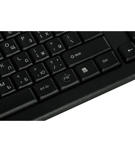Комплект клавиатура+мышь A4Tech KR-8520D проводной, USB, 1200 DPI, чёрный